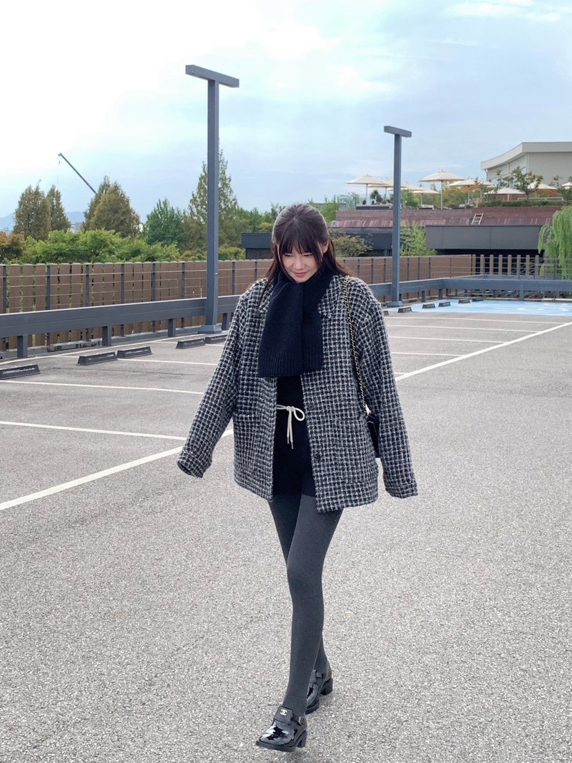 COURGETTE東大門㊣直郵女裝新款推薦休閑時尚25秋冬人氣夾克COURGETTE夾克