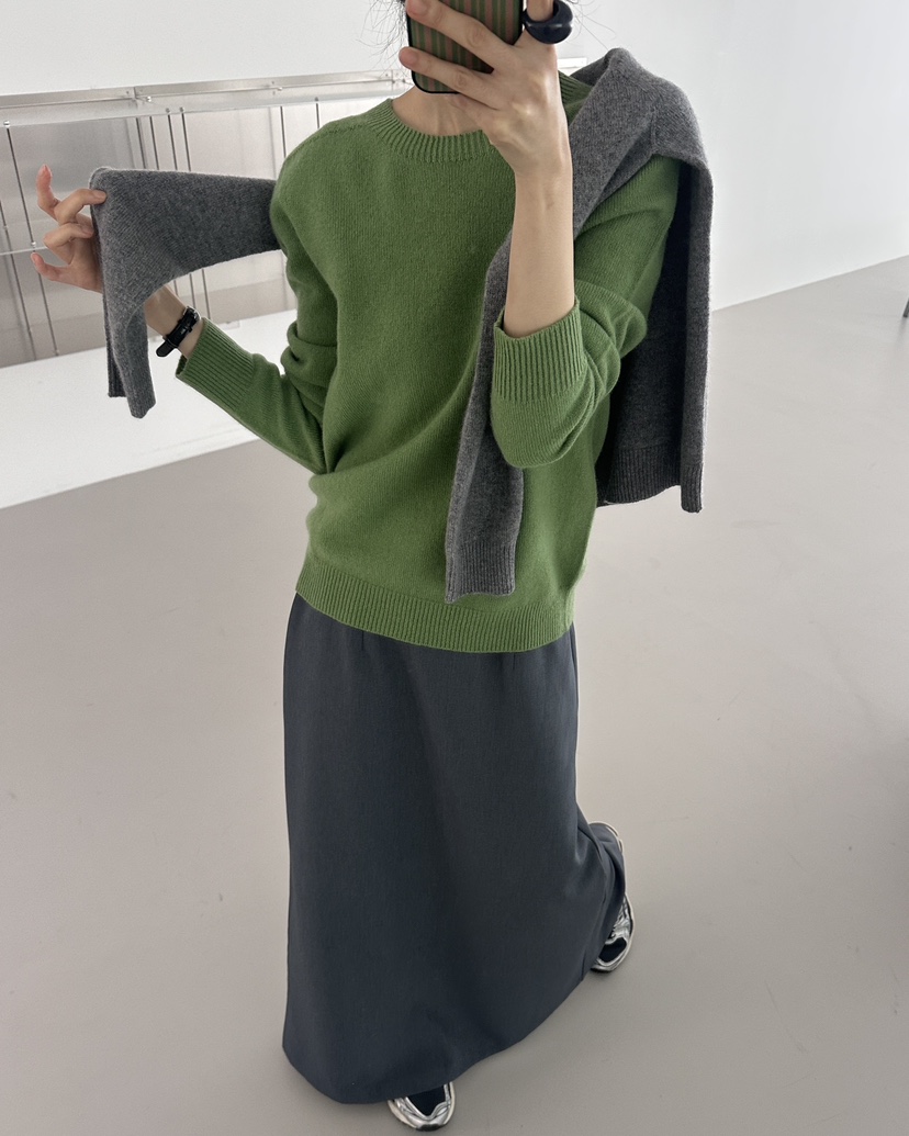 HOWDY東大門㊣直郵女裝新品休閑真品推薦時尚25秋冬職業針織衫howdy針織衫