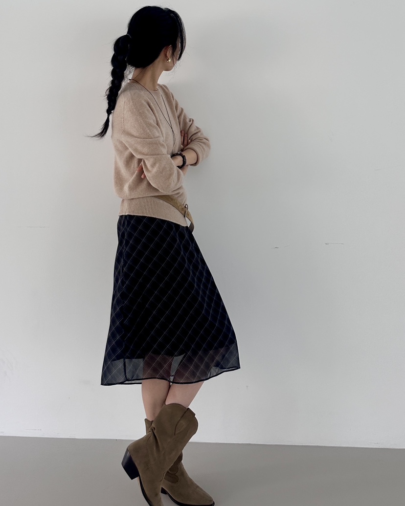HOWDY東大門㊣直郵女裝新品休閑真品推薦時尚25秋冬職業針織衫howdy針織衫