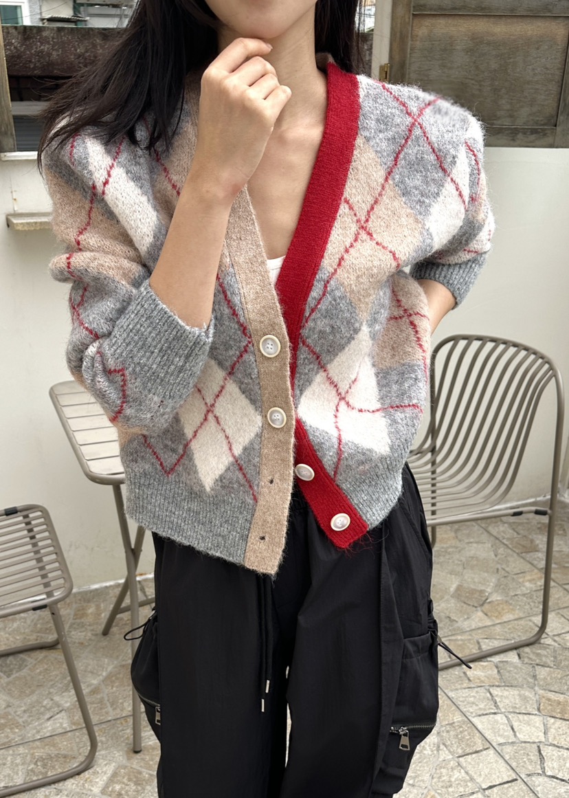 CLASSY-O韓國代購㊣女士新品人氣熱賣真品休閑職業針織衫開衫CLASSY-O針織衫圖色2