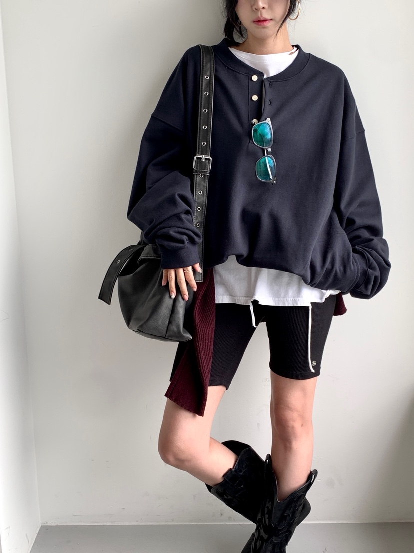 DAVICHI東大門㊣代購女士新款人氣25秋冬休閑職業時尚衛衣口袋DAVICHI衛衣
