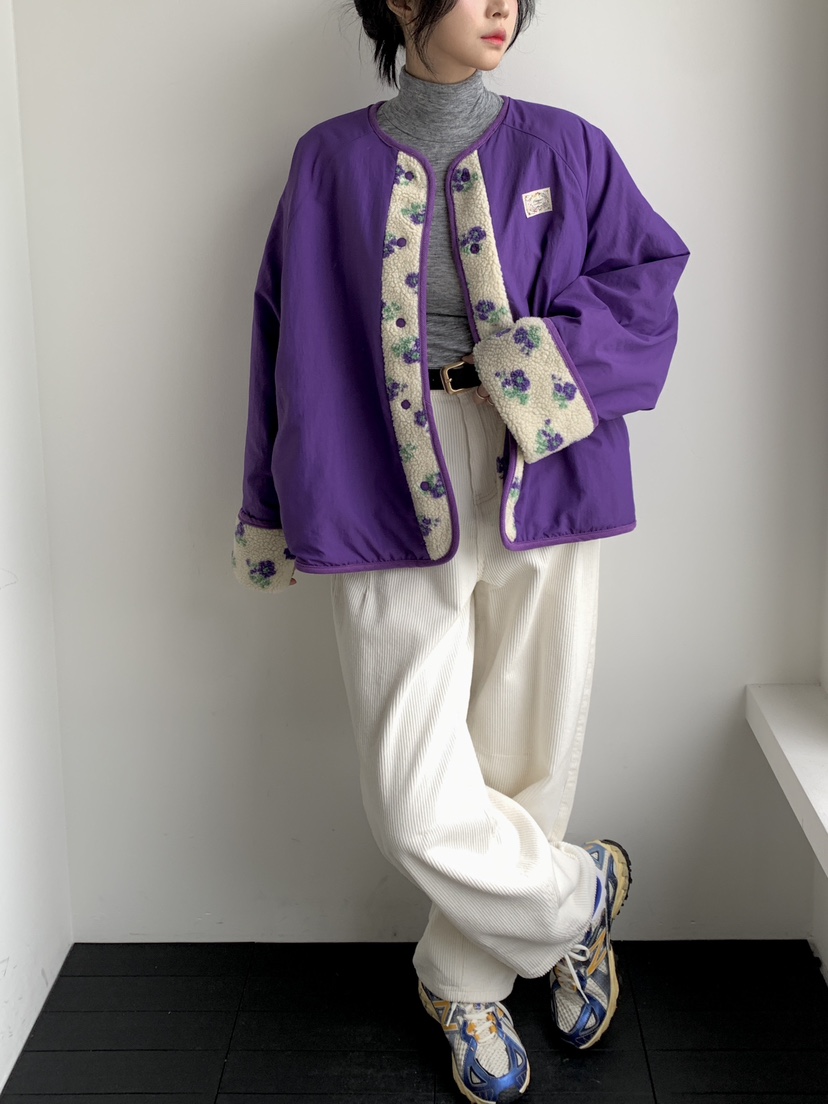 DAVICHI韓國代購㊣女士新品真品人氣熱賣25秋冬夾克含圍巾兩面穿DAVICHI夾克