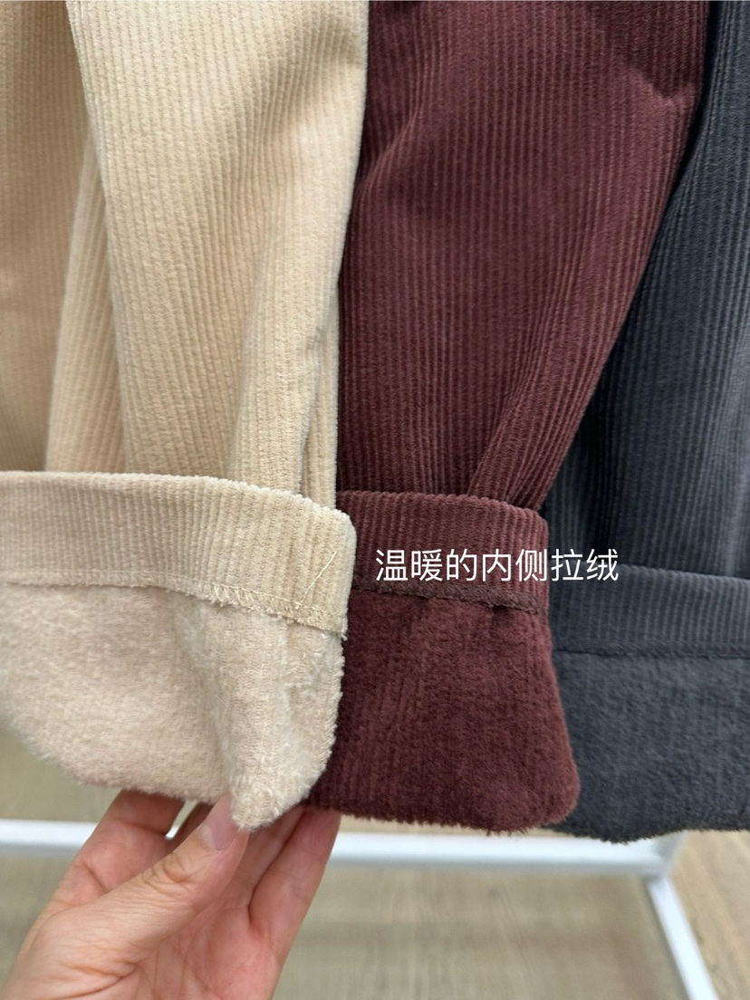 BUT韓國代購㊣女士新品真品熱賣時尚職業推薦休閑休閑褲拉絨button休閑褲
