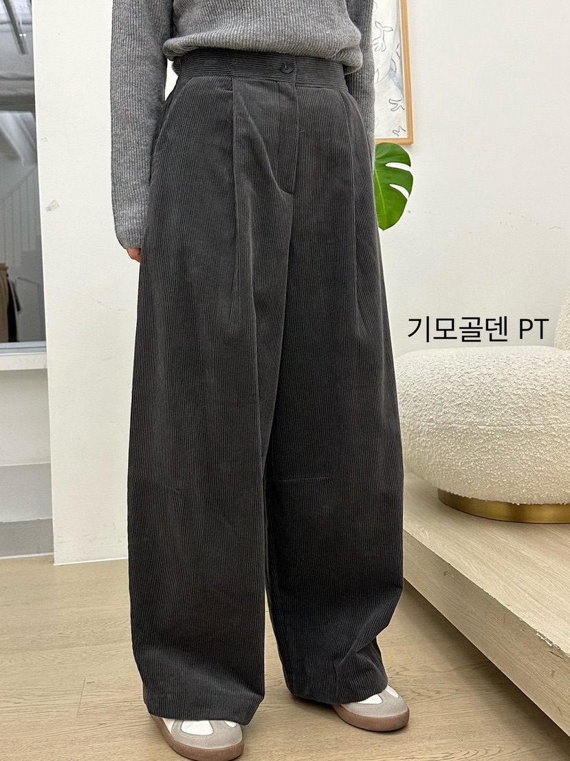 BUT韓國代購㊣女士新品真品熱賣時尚職業推薦休閑休閑褲拉絨button休閑褲