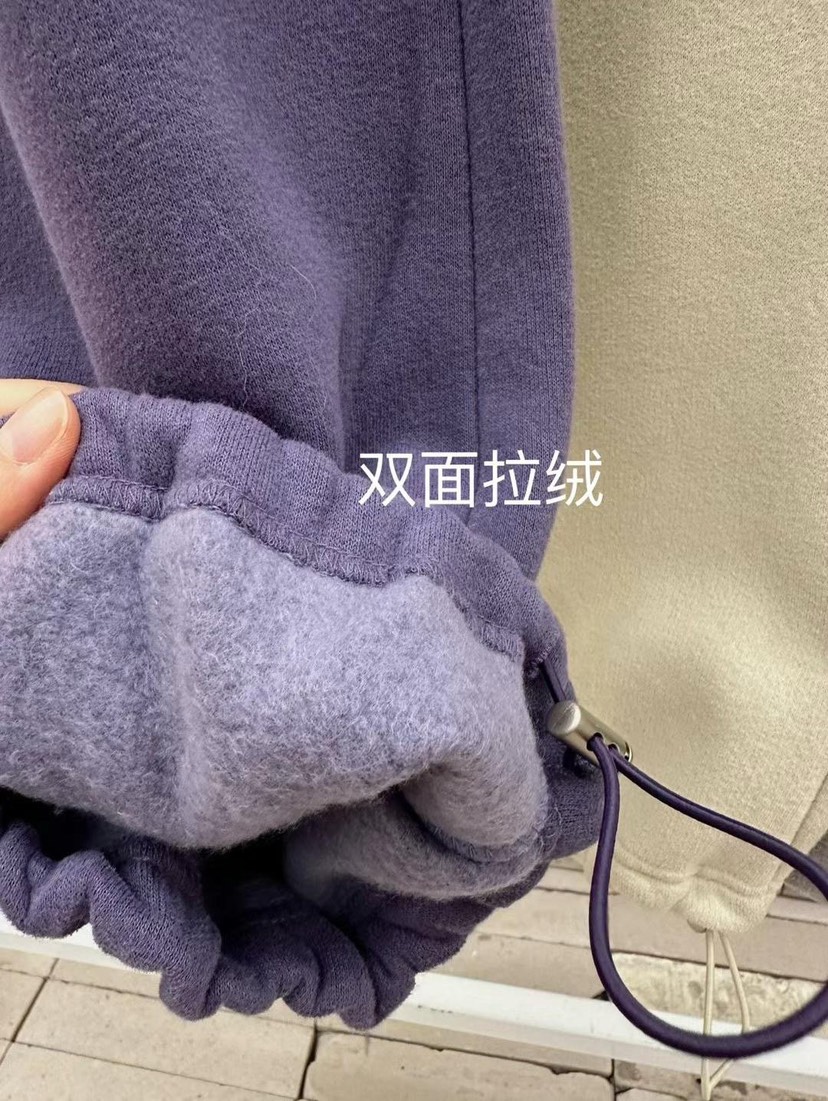 BUT東大門㊣代購女裝新款職業熱賣推薦真品25秋冬休閑褲拉絨雙面button休閑褲