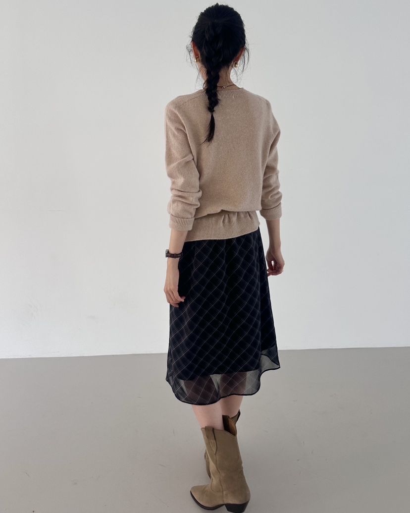 HOWDY韓國直郵㊣女裝新款真品熱賣時尚推薦職業半身裙中短裙howdy半身裙/中短裙