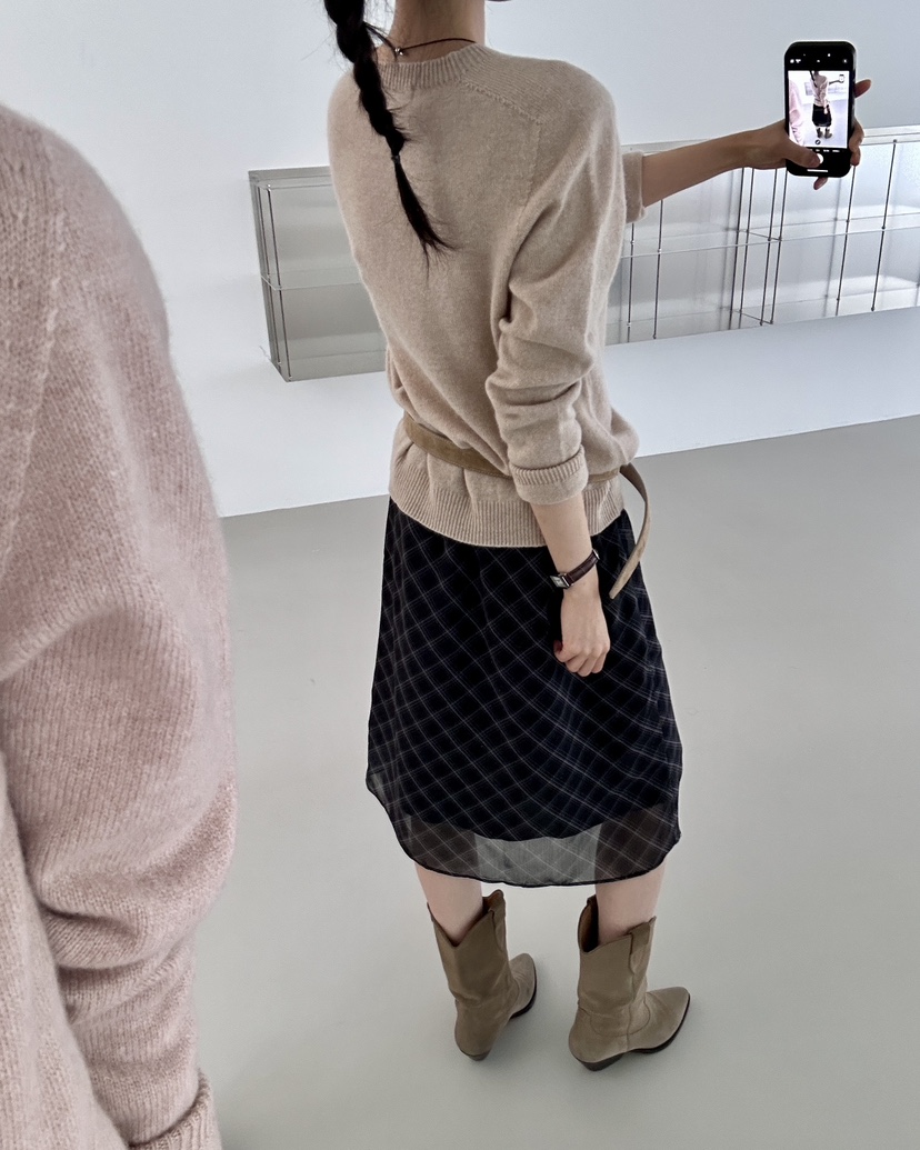 HOWDY韓國直郵㊣女裝新款真品熱賣時尚推薦職業半身裙中短裙howdy半身裙/中短裙