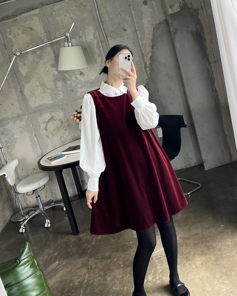 VERNI東大門㊣代購女士新品真品時尚推薦休閑職業25秋冬連衣裙VERNI連衣裙