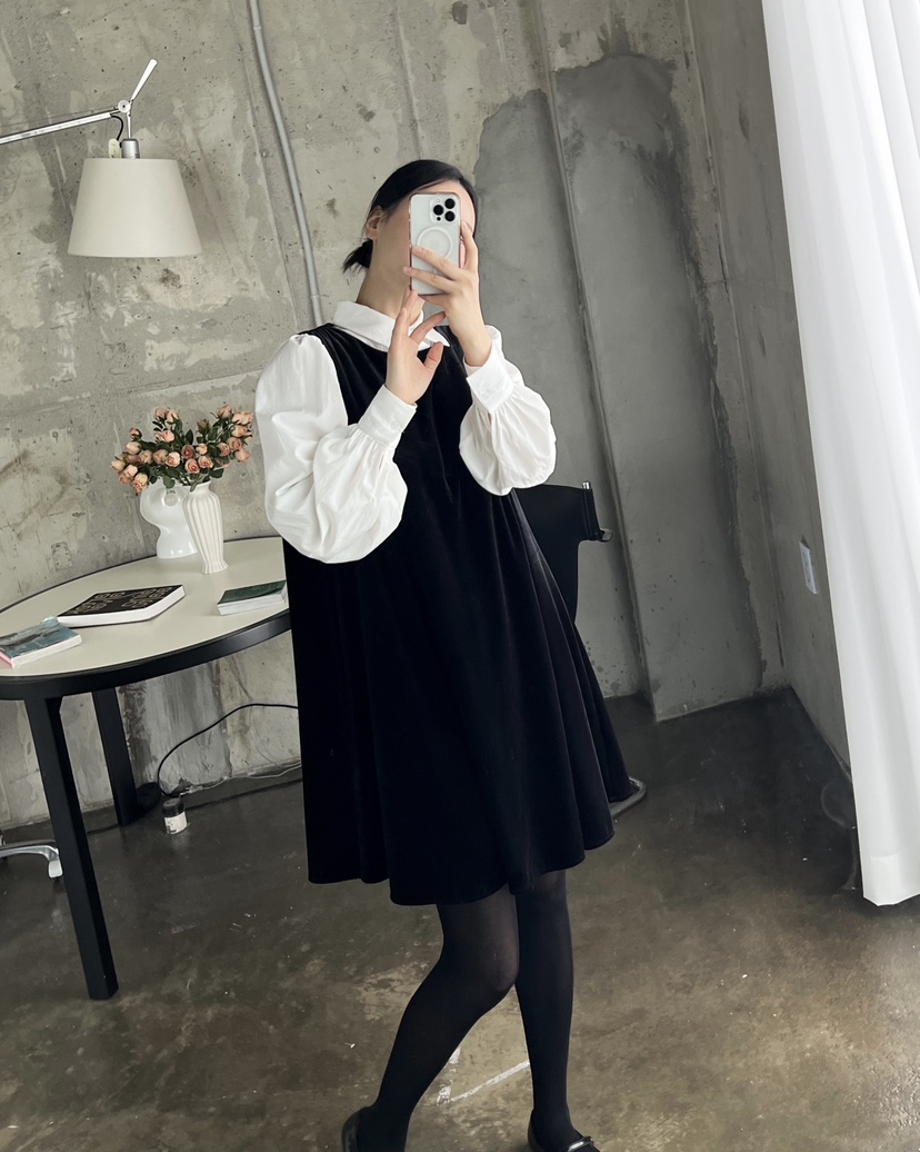 VERNI東大門㊣代購女士新品真品時尚推薦休閑職業25秋冬連衣裙VERNI連衣裙