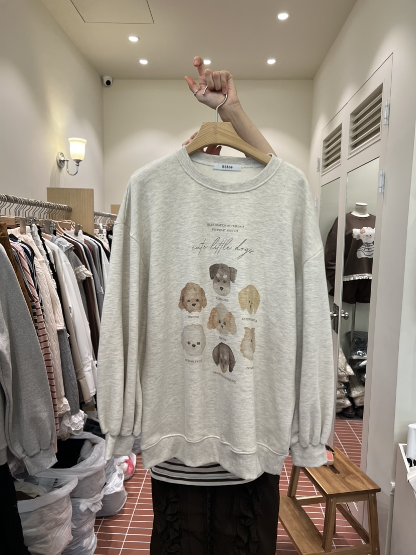BE&BE東大門㊣實拍女裝新品推薦熱賣人氣25秋冬休閑衛衣BE&be衛衣圖色2