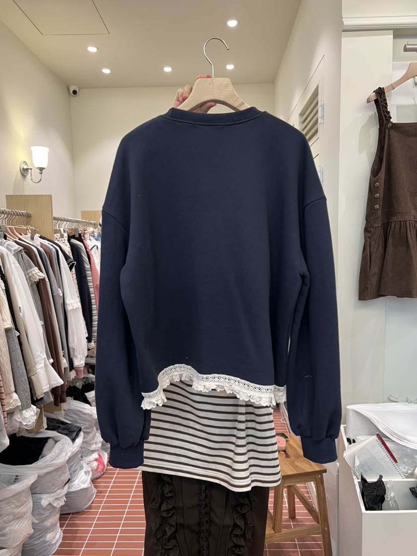 BE&BE東大門㊣實拍女士新品時尚休閑推薦25秋冬真品衛衣BE&be衛衣
