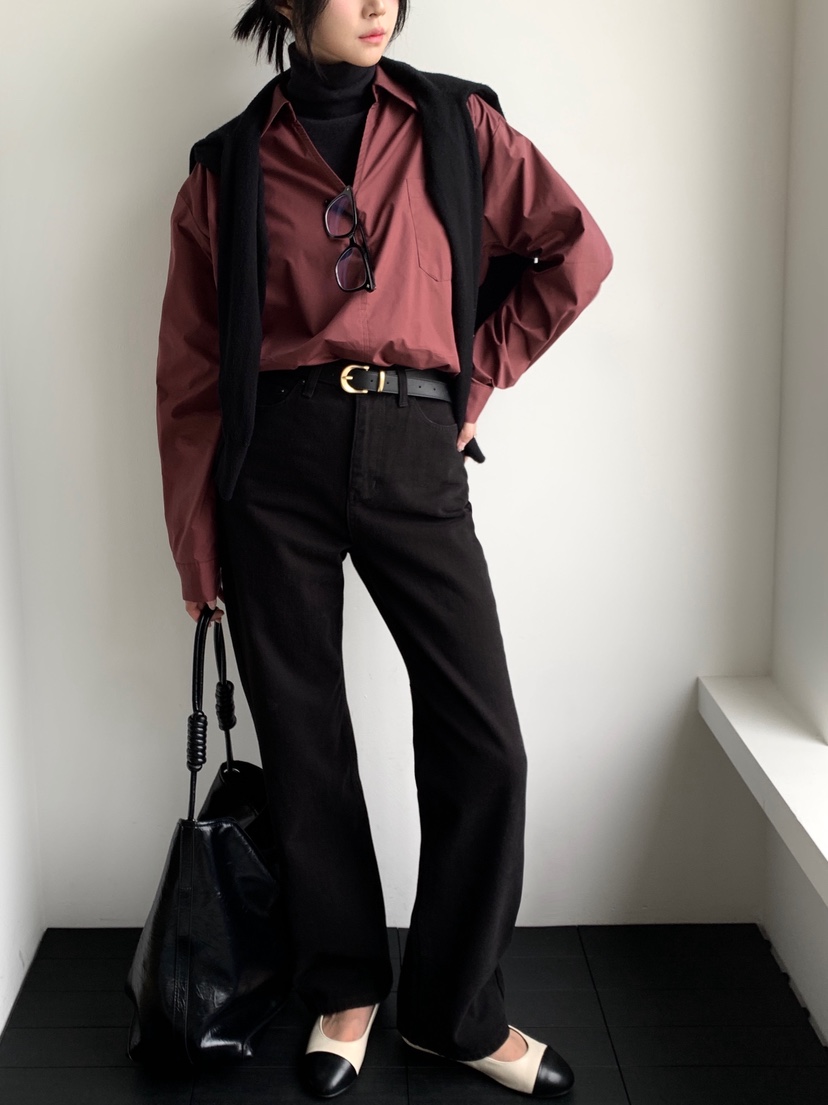 DAVICHI東大門㊣代購女士新款真品時尚25秋冬職業襯衫蕾絲衫DAVICHI襯衫/蕾絲衫