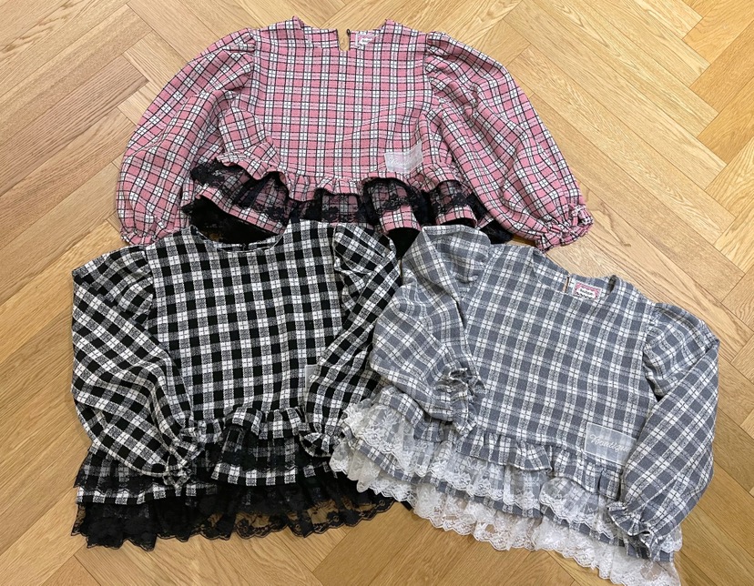 BOUTIQUE-L東大門㊣直郵女士新品熱賣人氣休閑推薦襯衫蕾絲衫BOUTIQUE-L襯衫/蕾絲衫