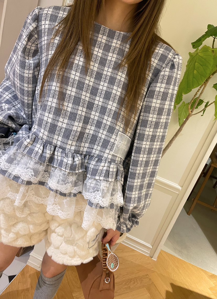 BOUTIQUE-L東大門㊣直郵女士新品熱賣人氣休閑推薦襯衫蕾絲衫BOUTIQUE-L襯衫/蕾絲衫