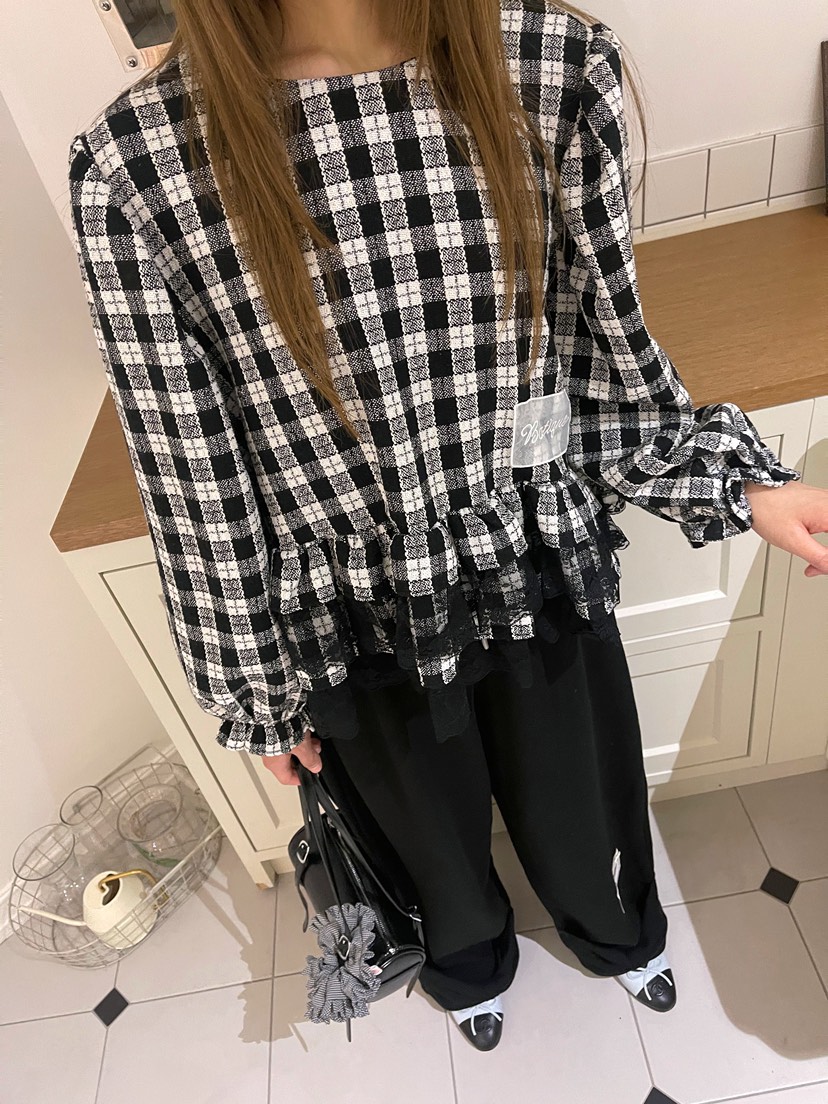 BOUTIQUE-L東大門㊣直郵女士新品熱賣人氣休閑推薦襯衫蕾絲衫BOUTIQUE-L襯衫/蕾絲衫圖色2