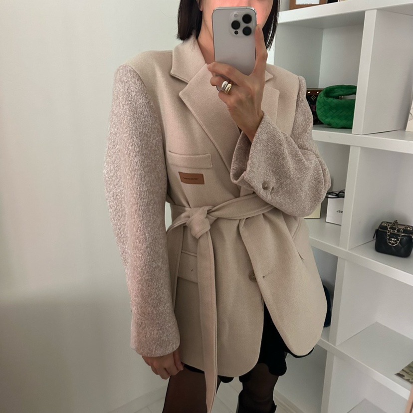 SOUIT東大門㊣直郵女裝新品熱賣人氣25秋冬時尚職業夾克泰迪熊SOUIT by mabel-L夾克