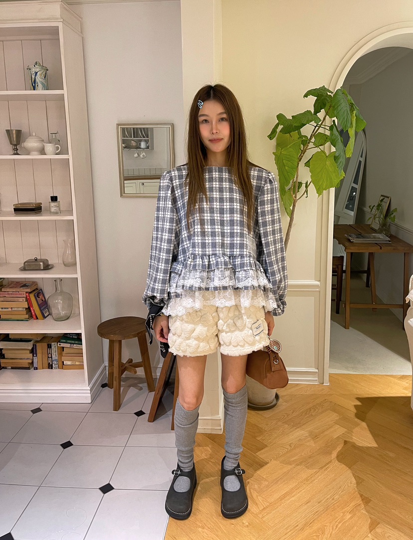 BOUTIQUE-L東大門㊣代購女裝新款休閑人氣時尚推薦真品短褲BOUTIQUE-L短褲