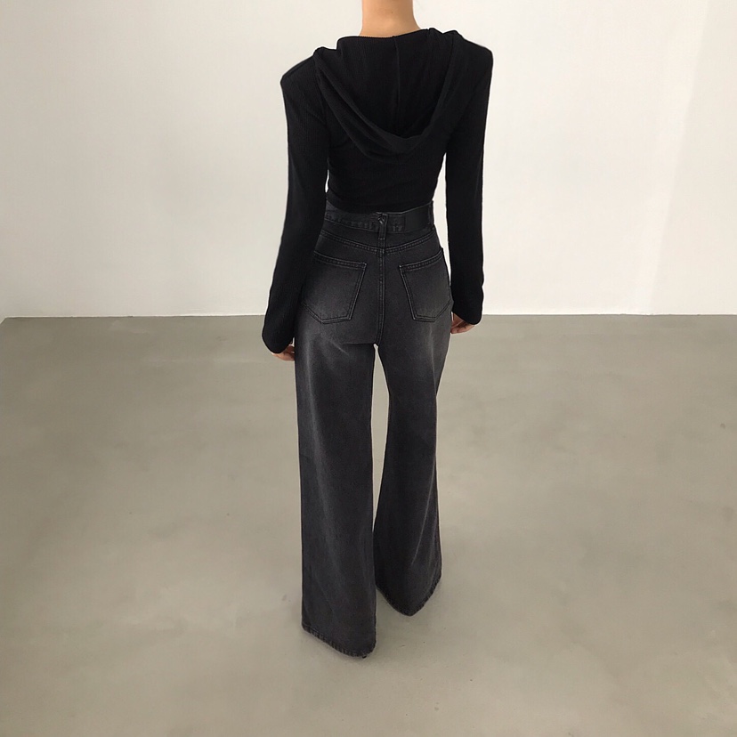 2TWO MOON韓國代購㊣女裝新品熱賣職業25秋冬長袖T恤兜帽雙層2TWO MOON長袖T恤