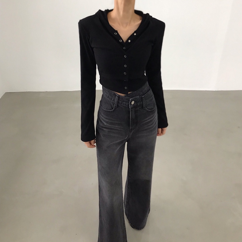 2TWO MOON韓國代購㊣女裝新品熱賣職業25秋冬長袖T恤兜帽雙層2TWO MOON長袖T恤