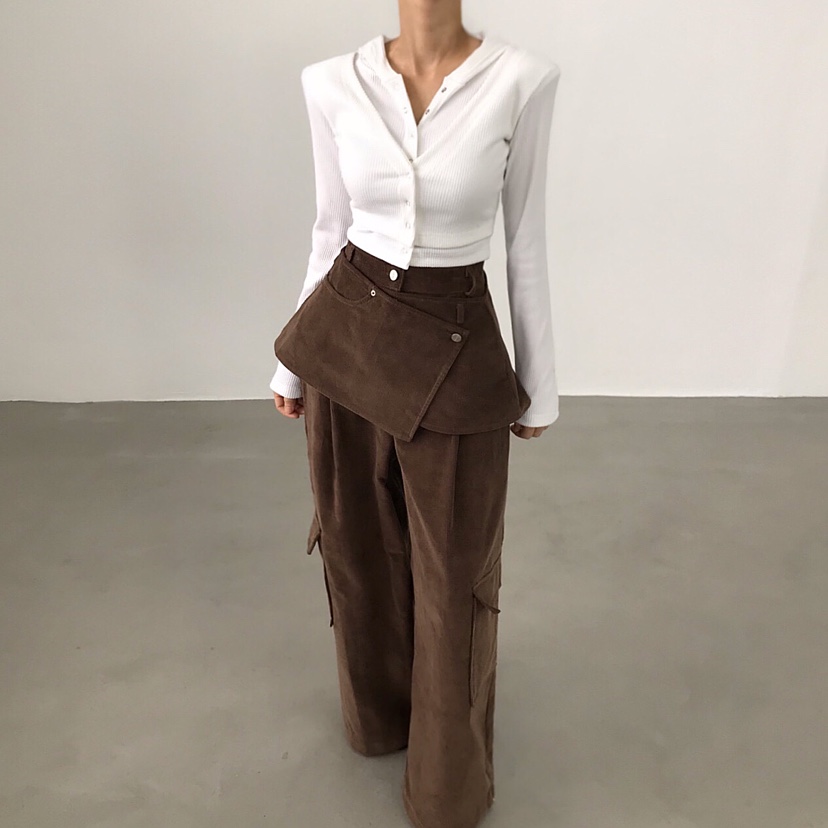 2TWO MOON韓國代購㊣女裝新品熱賣職業25秋冬長袖T恤兜帽雙層2TWO MOON長袖T恤