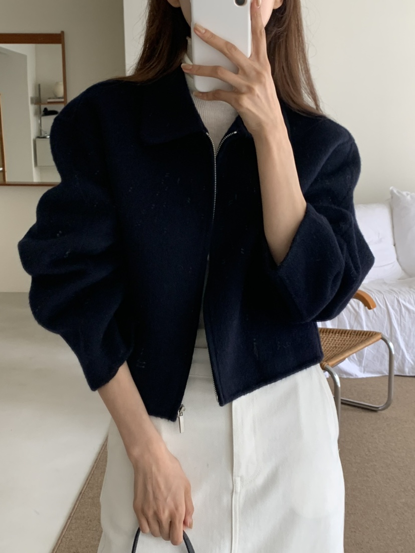 NOTICE東大門㊣直郵女裝新品真品25秋冬推薦人氣夾克手工短款NOTICE夾克