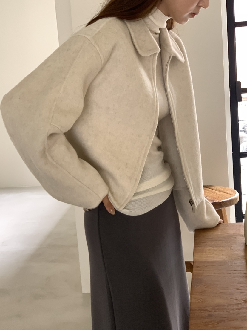 NOTICE東大門㊣直郵女裝新品真品25秋冬推薦人氣夾克手工短款NOTICE夾克
