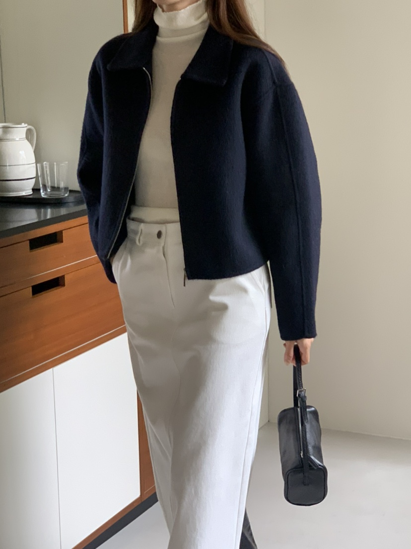 NOTICE東大門㊣直郵女裝新品真品25秋冬推薦人氣夾克手工短款NOTICE夾克