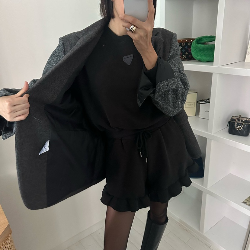 SOUIT韓國直郵㊣女士新品時尚休閑人氣真品25秋冬熱賣職業短褲SOUIT by mabel-L短褲