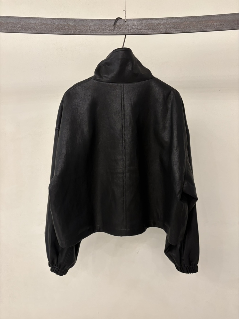 OHAO韓國直郵㊣女裝新品人氣熱賣時尚推薦真品25秋冬職業皮衣OHAO/HA MONG皮衣