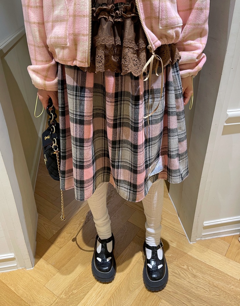 BOUTIQUE-L東大門㊣直郵女裝新品休閑時尚25秋冬職業真品長裙BOUTIQUE-L長裙