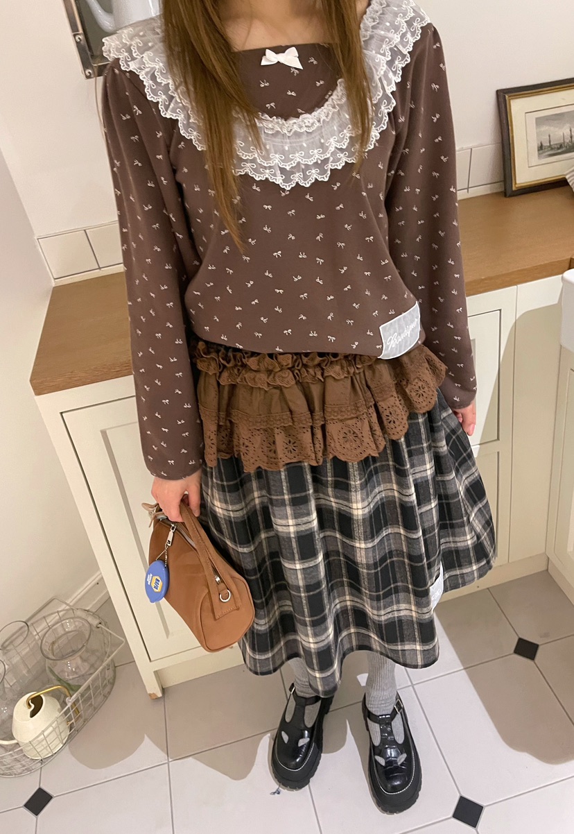 BOUTIQUE-L東大門㊣直郵女裝新品休閑時尚25秋冬職業真品長裙BOUTIQUE-L長裙