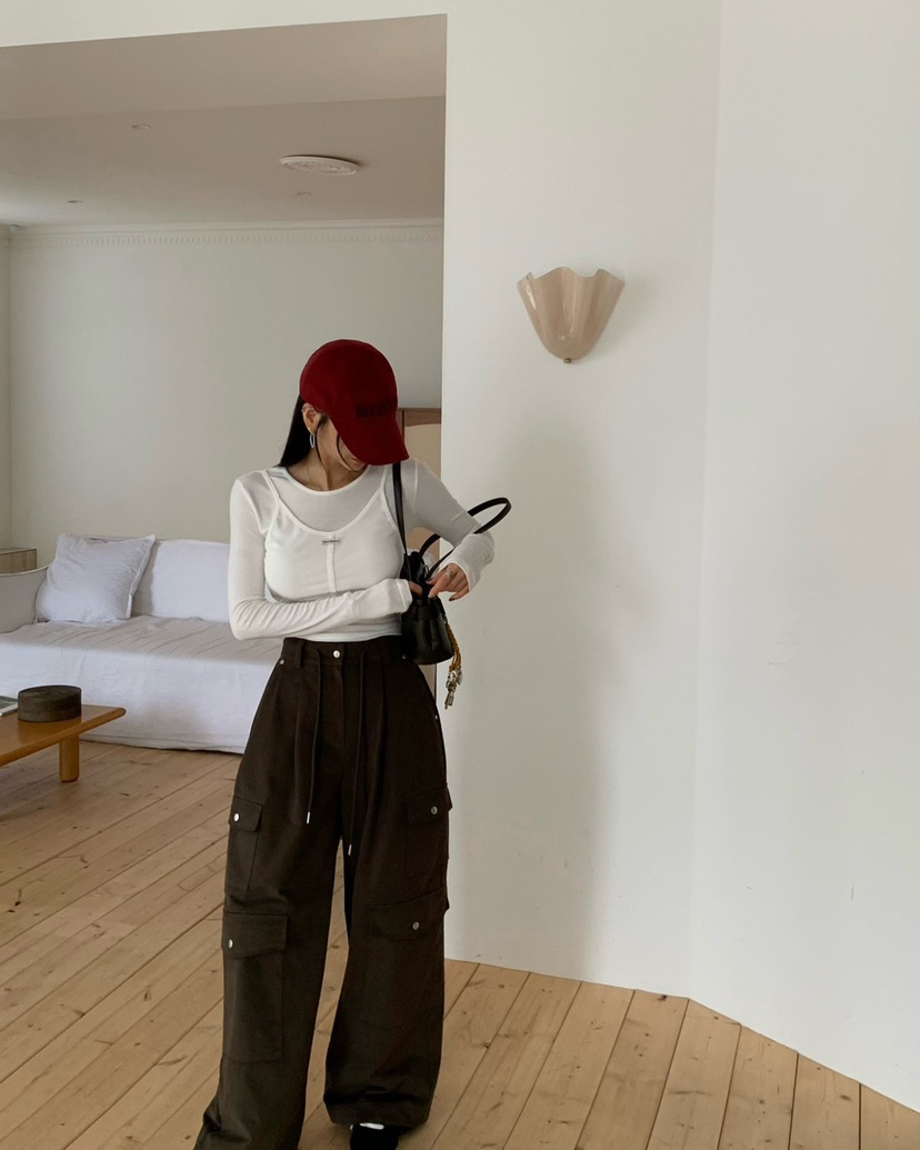 REVE CITE-L東大門㊣實拍女裝新品人氣真品熱賣休閑長袖T恤REVE CITE長袖T恤