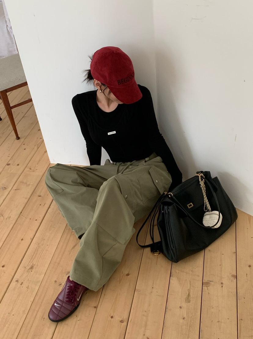 REVE CITE-L東大門㊣實拍女裝新品人氣真品熱賣休閑長袖T恤REVE CITE長袖T恤圖色4