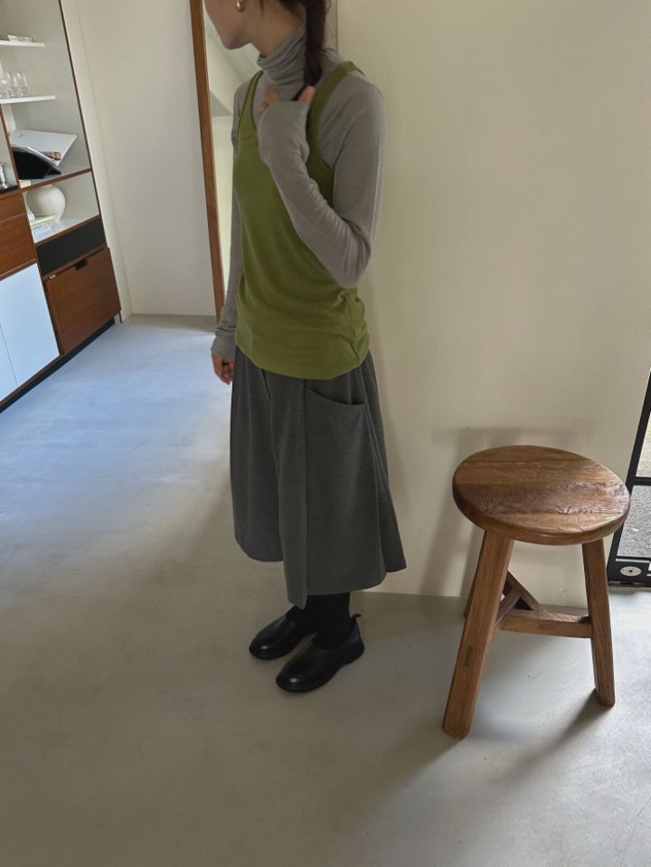 MARE韓國代購㊣女士新款人氣職業吊帶背心不含內搭安哥拉圍巾MARE吊帶/背心