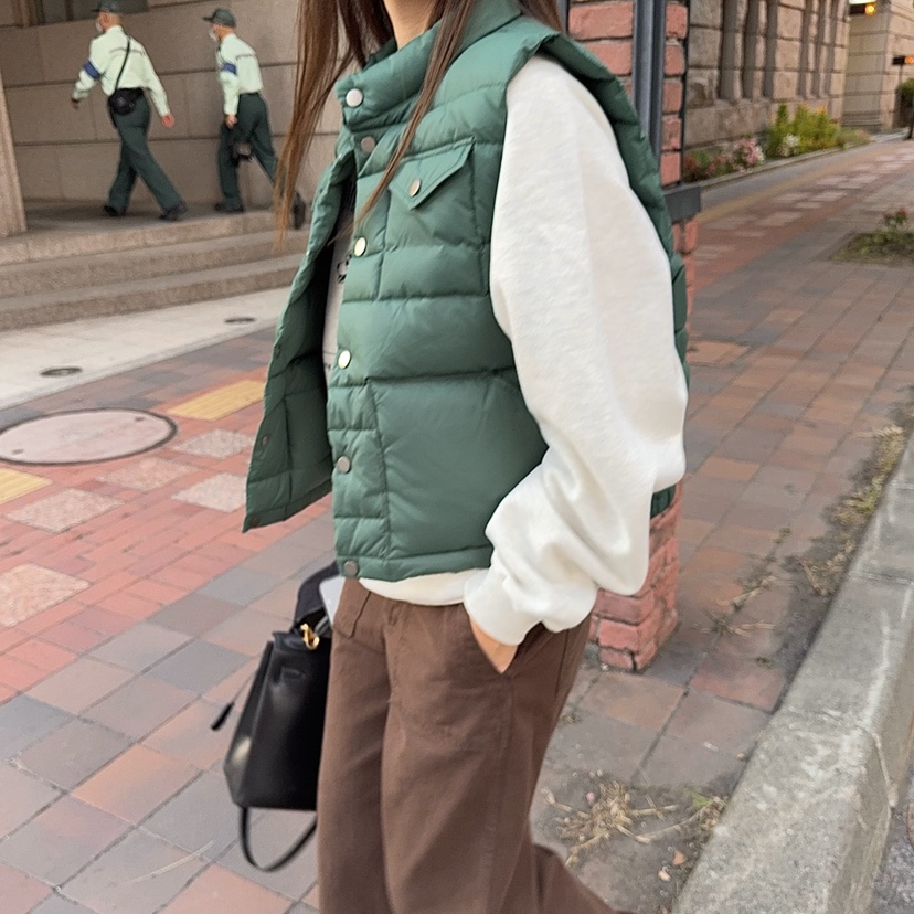 THE ABLE東大門㊣代購女裝新款時尚25秋冬推薦真品馬甲口袋THE ABLE/TA馬甲