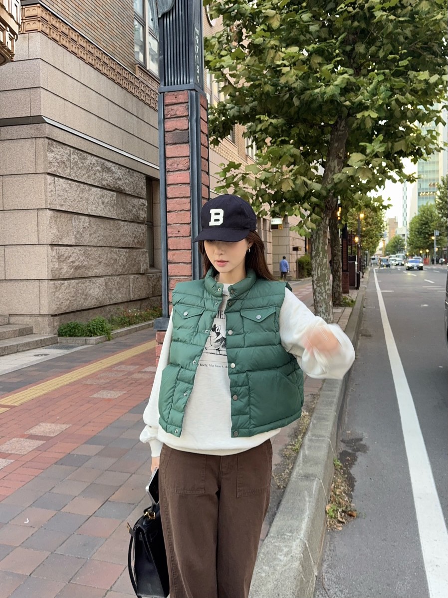 THE ABLE東大門㊣代購女裝新款時尚25秋冬推薦真品馬甲口袋THE ABLE/TA馬甲