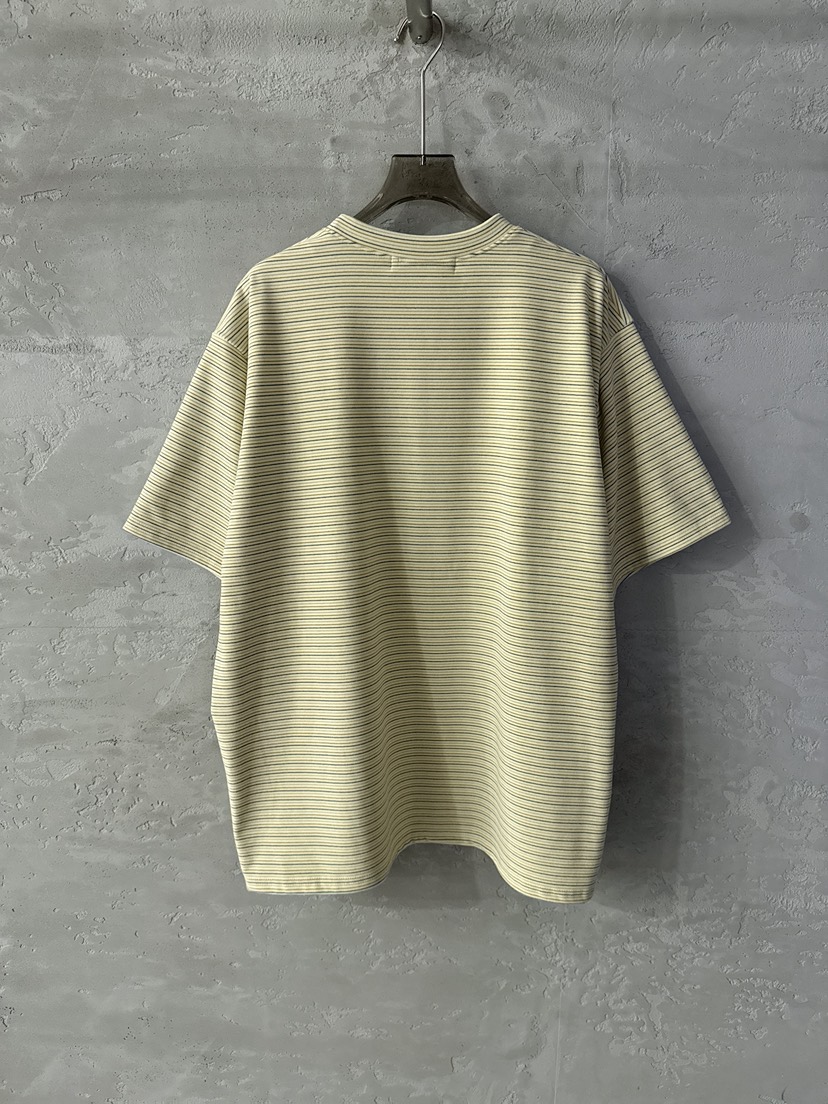 COME OPEN東大門㊣代購女士新品25秋冬推薦職業時尚T恤條紋COMP-(COME OPEN)T恤