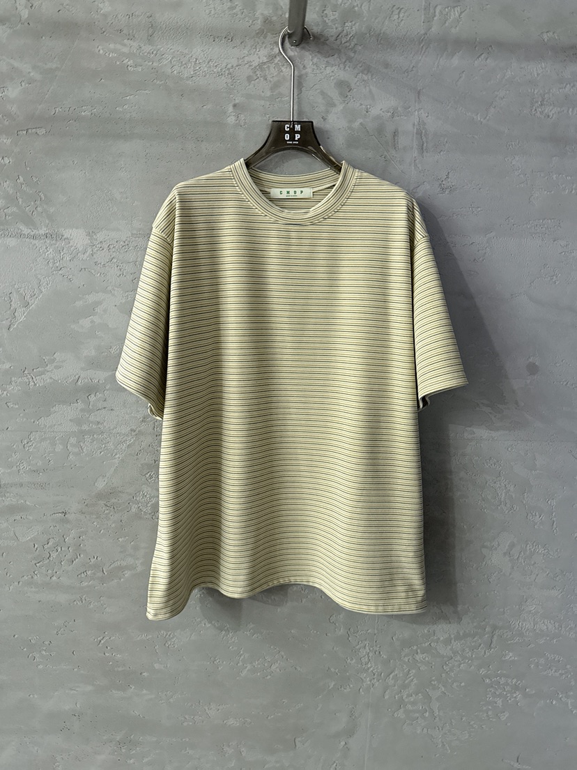 COME OPEN東大門㊣代購女士新品25秋冬推薦職業時尚T恤條紋COMP-(COME OPEN)T恤