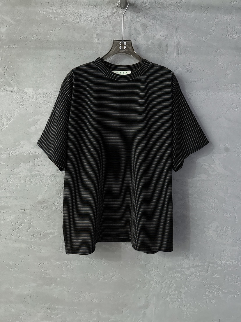 COME OPEN東大門㊣代購女士新品25秋冬推薦職業時尚T恤條紋COMP-(COME OPEN)T恤圖色3