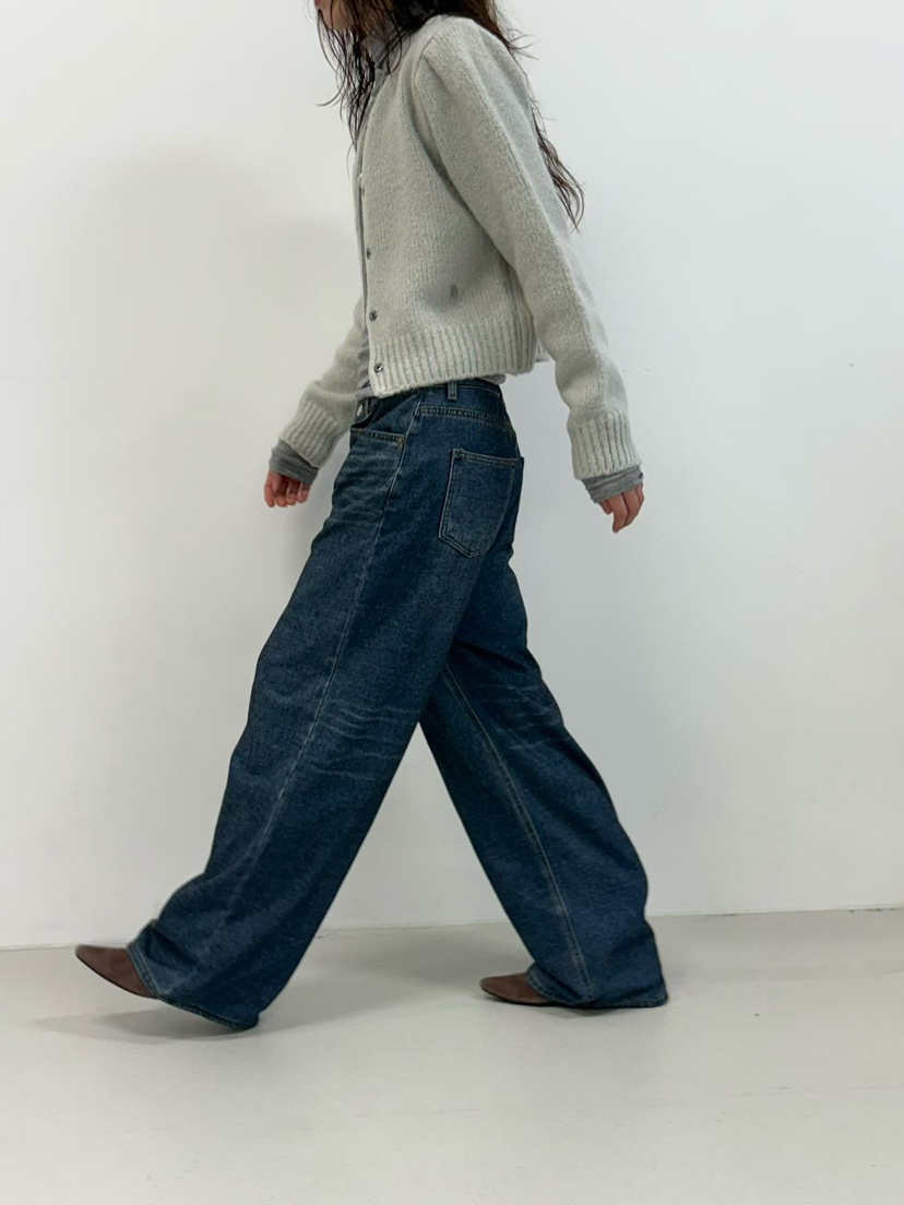 MINIMUZE韓國直郵㊣女士新品推薦熱賣25秋冬真品休閑牛仔褲MINIMUZE牛仔褲