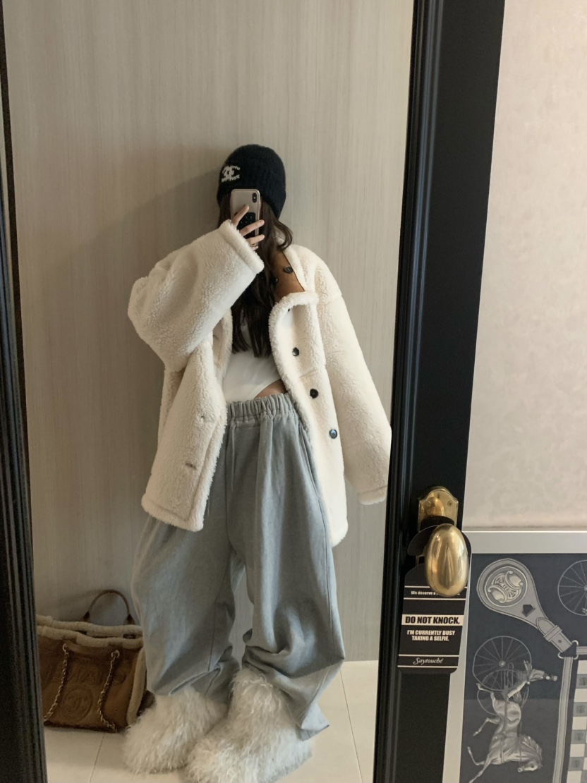 VIRKIN東大門㊣實拍女裝新品時尚熱賣休閑25秋冬夾克兩面穿雙面VIRKIN夾克