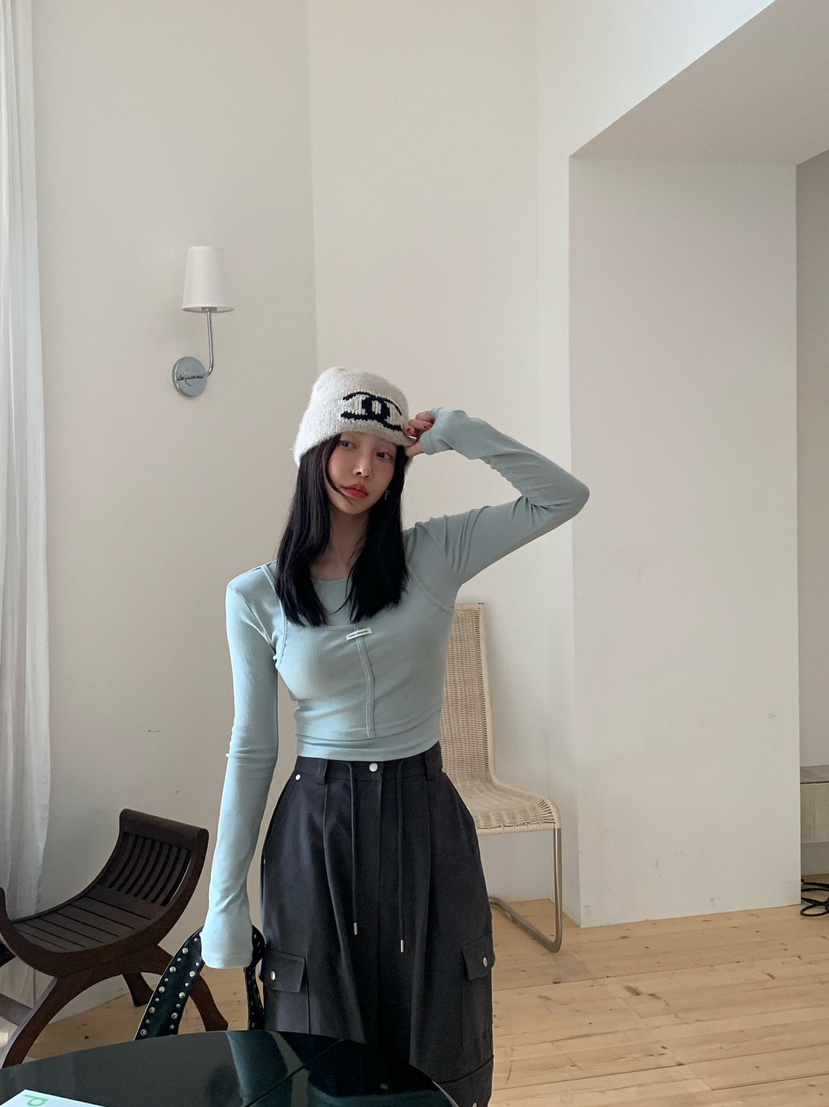 REVE CITE-L韓國代購㊣女裝新款人氣休閑休閑褲工裝褲雙層REVE CITE休閑褲