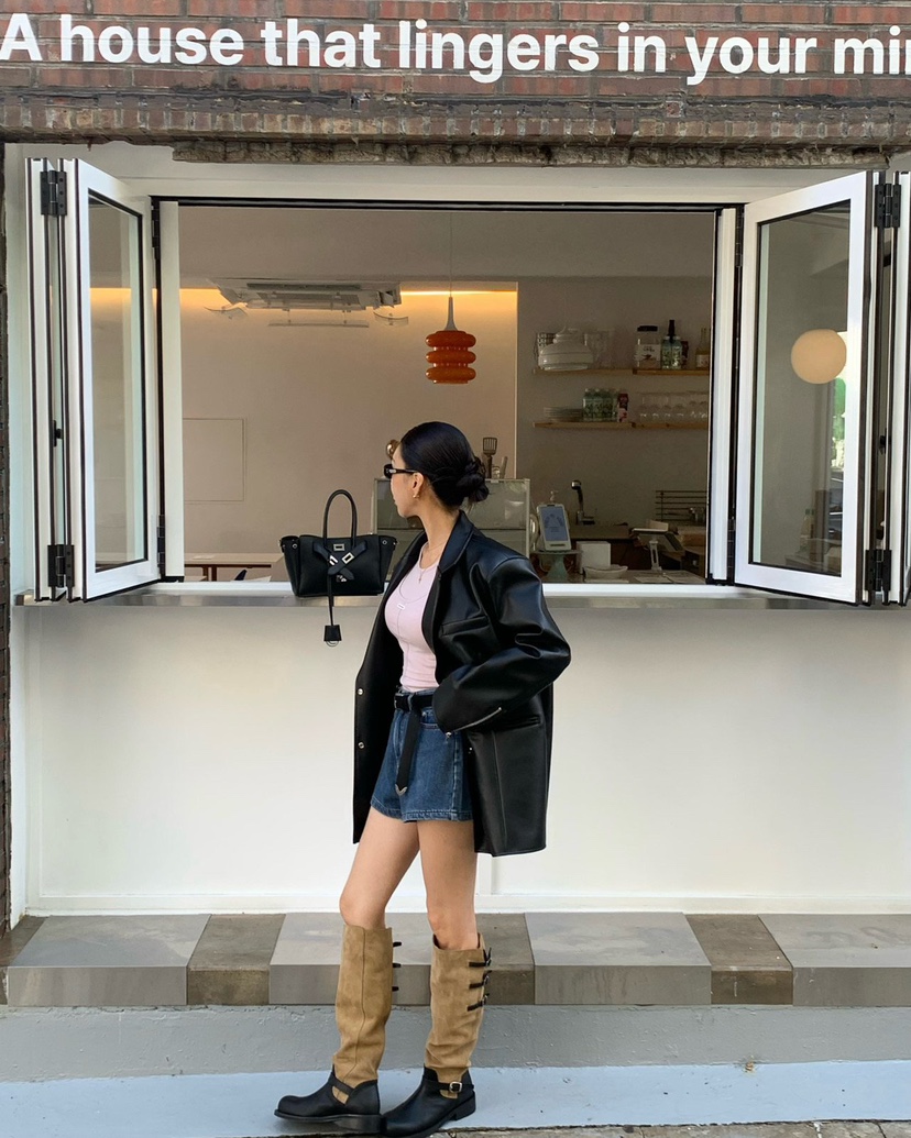 REVE CITE-L韓國代購㊣女士新款休閑真品熱賣腰帶絨面革腰帶REVE CITE腰帶