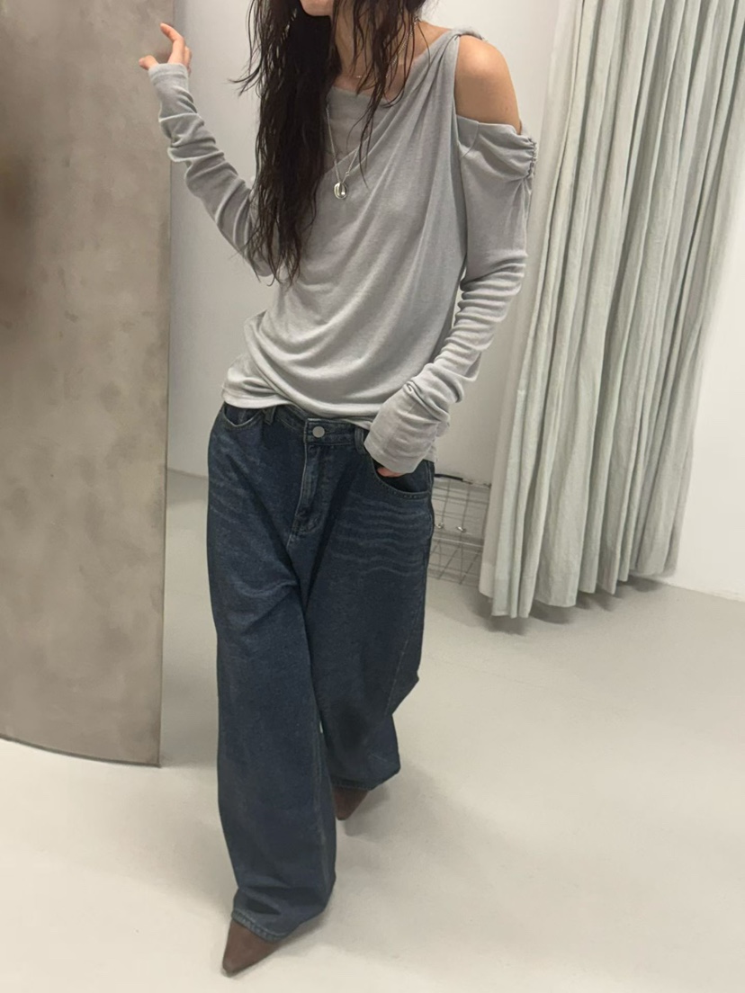MINIMUZE韓國直郵㊣女士新款推薦25秋冬休閑熱賣職業長袖T恤MINIMUZE長袖T恤