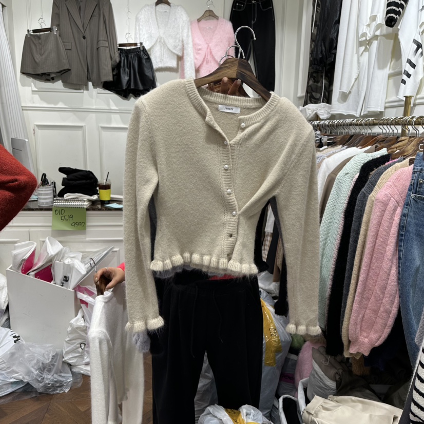 J.RITZY韓國直郵㊣女士新品真品推薦人氣熱賣職業針織衫開衫J.RITZY針織衫圖色2