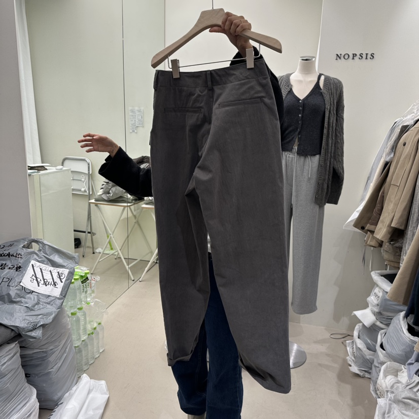 NOPSIS韓國代購㊣女士新品真品時尚25秋冬人氣推薦熱賣休閑褲NOPSIS休閑褲