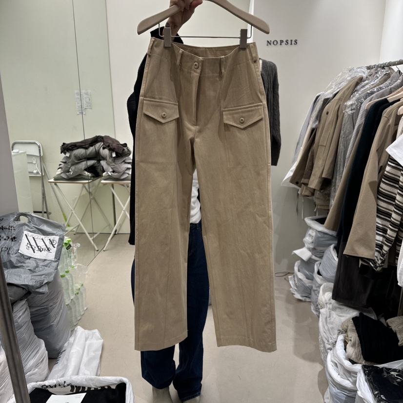 NOPSIS韓國代購㊣女士新品真品時尚25秋冬人氣推薦熱賣休閑褲NOPSIS休閑褲