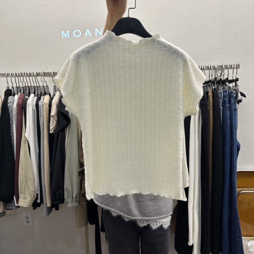 MOANA韓國代購㊣女裝新款職業推薦25秋冬時尚休閑人氣熱賣T恤MOANAT恤