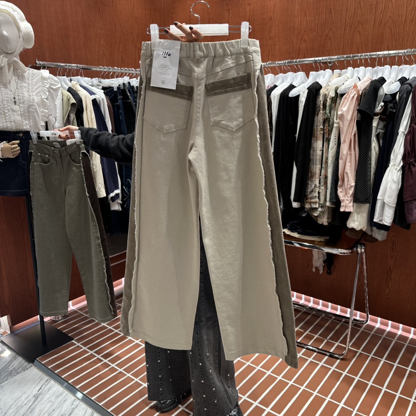 ILLO東大門㊣實拍女裝新品25秋冬人氣推薦休閑時尚熱賣休閑褲ILLO休閑褲