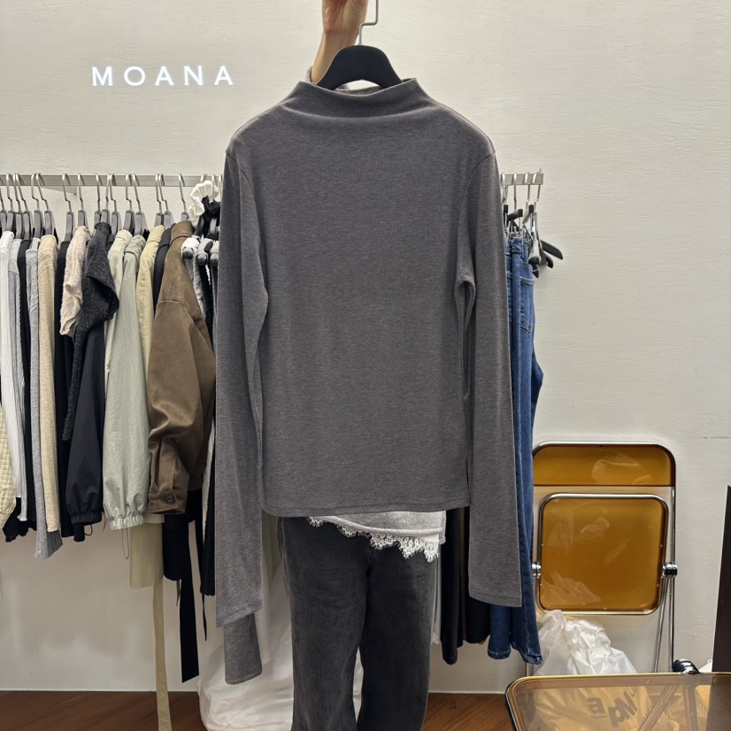 MOANA東大門㊣代購女裝新款職業真品熱賣推薦休閑時尚長袖T恤MOANA長袖T恤圖色3